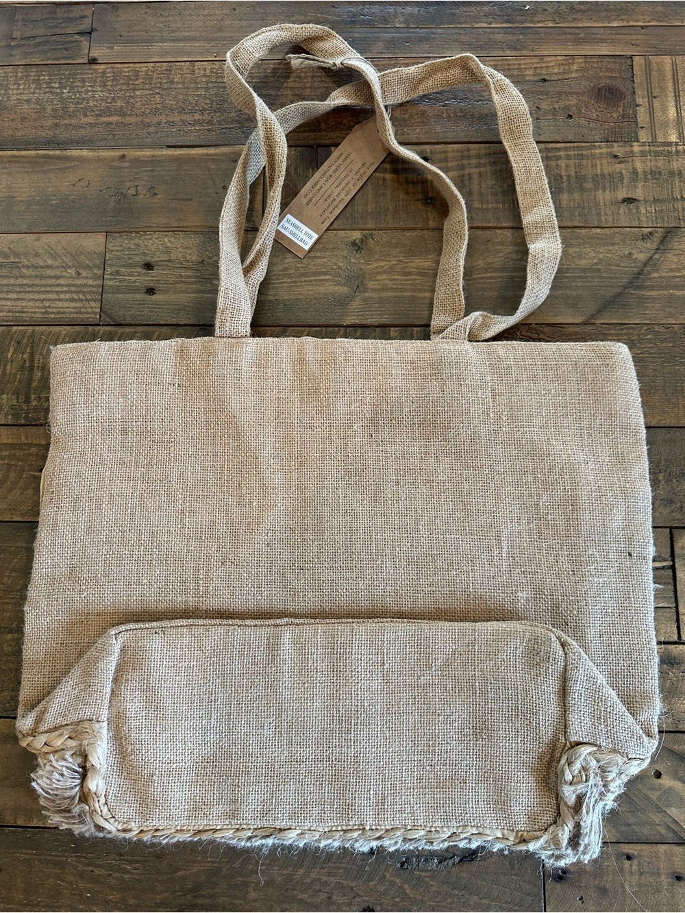 Salt + Umber Isla Jutes Sea Shell Tote Bag New with Tag - Picture 2 of 7